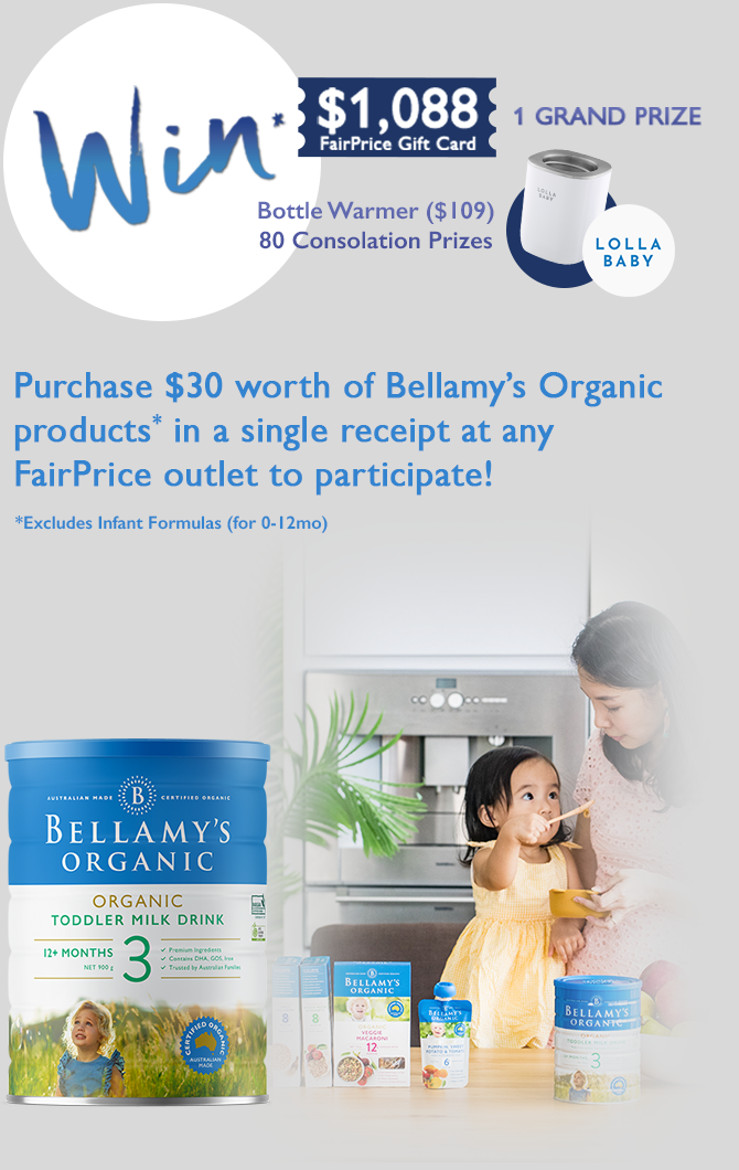 Bellamy's Organic x FairPrice Promotion